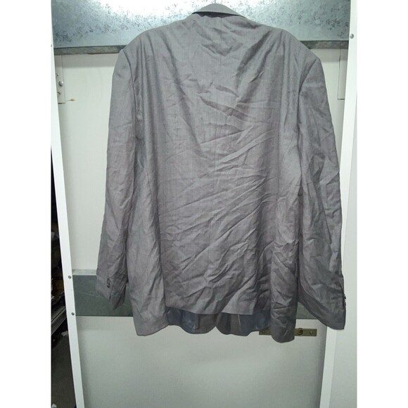 Paul Fredrick Mens Suit Blazer Gray  Blend Classic Fit 54L - Picture 5 of 5